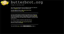 Desktop Screenshot of butterbrot.org